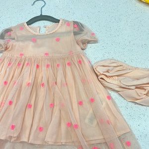 Stella McCartney kids sheer heart dress  Dress 12 months